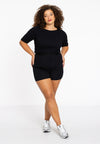 Boxer rib LOUNGE - black