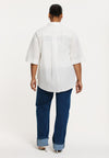 Blouse sparkle COTTON - white - #3