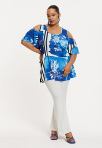 Top A-line AZZURRO - blue - #2