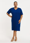 Dress short sleeve MARE - indigo
