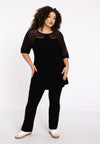 Tunic A-line DOLCE HANNELORE - black