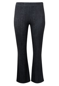 Trousers bootleg DENIM DOLCE - black - #4