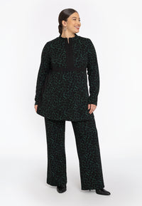 Tunic with zipper MOORLAND - green - #2