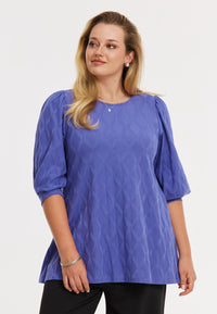 Tunic flare ROMBO - light purple - #1