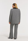 Blazer loose CHECK - black - #4