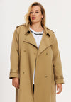 Trenchcoat studs - mid brown
