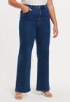 Jeans wide leg 5-pocket - indigo - #5