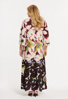 Maxi dress ELODEA - dark red