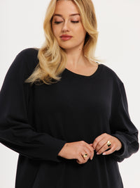 Shirt dress LOUNGE - black - #2