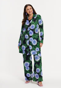 Blazer long FULL BLOSSOM - blue - #2