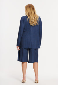 Blazer loose PINSTRIPE - blue - #3