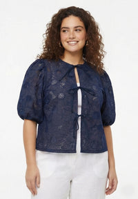 Jacket short INDIGO CUTOUT - indigo - #1