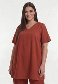 Tunic relaxed BRICK - #5