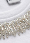 T-shirt GLASSBEADS - white - #4