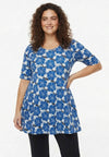 Tunic Wide Bottom PORCELAINE - blue - #1