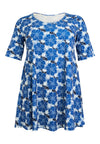 Tunic Wide Bottom PORCELAINE - blue - #3
