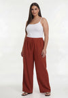 Trousers BRICK - dark red