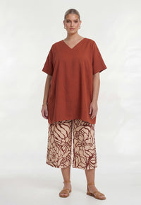 Tunic relaxed BRICK - #1
