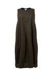 Dress swing LINEN - brown - #3