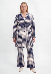 Blazer relaxed CHECKY - blue - #1