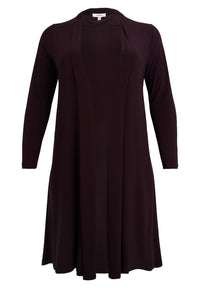 Cardigan long UNI DOLCE - dark purple - #3