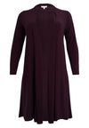 Cardigan long UNI DOLCE - dark purple - #3