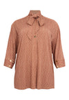 Tunic FISHBONE - mid brown - #3
