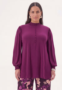 Tunic flare UNI DOLCE - purple - #1