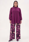 Trousers loose CICLAMY - purple - #1