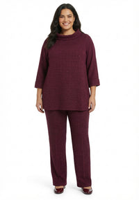 Trousers loose SPARKLE - purple - #1