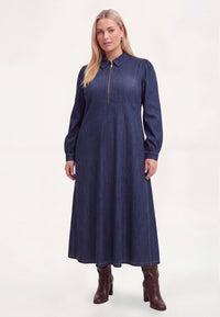 Dress midi DENIM DOLCE - indigo - #1