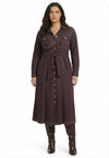 Dress midi DENIM DOLCE BROWN - #1