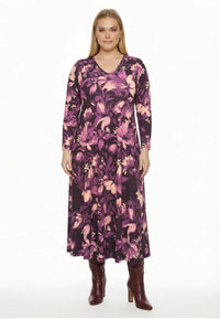 Dress midi CICLAMY - purple - #2