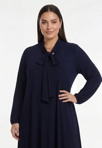 Dress UNI DOLCE PLISSÉ - blue - #2