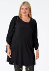 Shirt wide bot puckered DOLCE - black - #1
