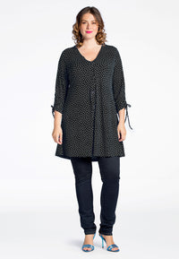Cardigan wide bot string DOTS - black - #2
