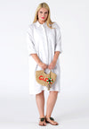 Blouse long LINEN - white - #1