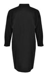 Blouse long LINEN - black