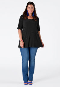 Tunic flare big strass DOLCE - black - #2