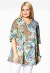Blouse A-line BOTANIC - green - #2