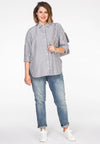 Blouse big stripe - black - #1