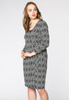 Dress cross-over CAPRI - black - #1