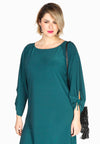 Dress knot sleeves DOLCE - green