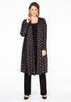 Cardigan GOLD DOTS - black - #1