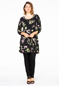 Tunic wide bot TULIP - black - #1