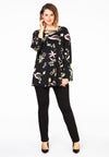 Tunic flare straps TULIP - black - #1