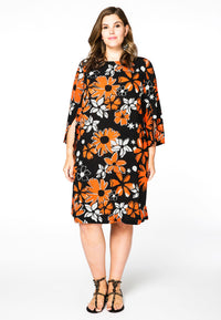 Dress slit sleeve BELLA - black - #1