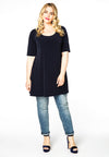 Tunic wide bottom bows DOLCE - blue - #1