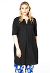 Tunic pleat LINEN - black - #2