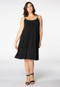 Dress spaghetti straps DOLCE - black - #1